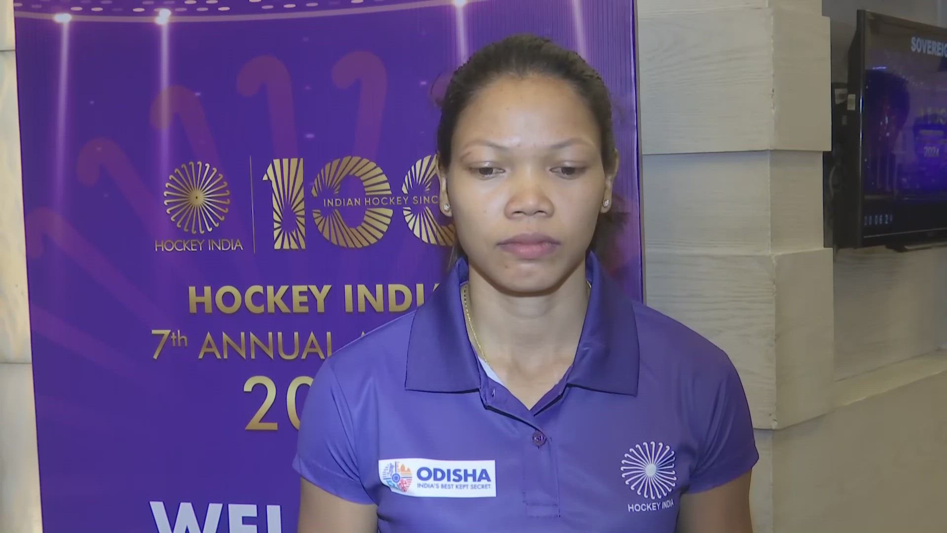 Delhi: Hockey India's 7th Annual Awards 2024/ Salima Tete (India women's team captain) s/b